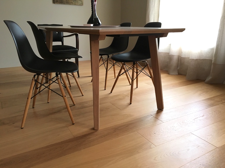 Parquet chêne huilé, 2 largeurs